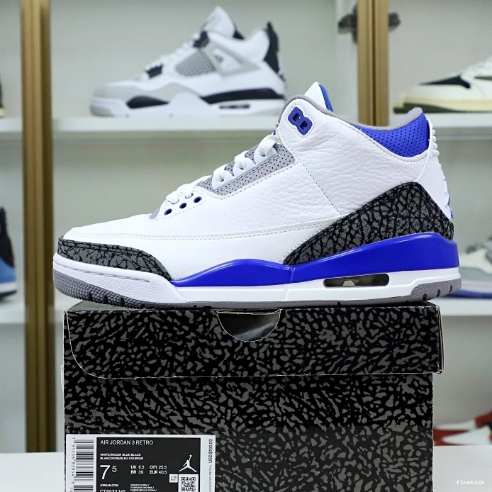 'RACER 3 (CT8532-145) BLUE' JORDAN AIR RETRO 0207